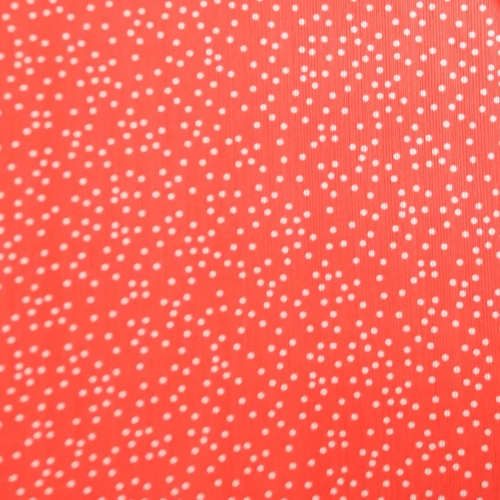 CURE Coral Polka Dot Flutter Sleeve Top | 3XL - Picture 7 of 12